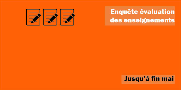 Enquête évaluation des enseignements