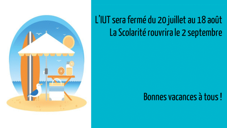 Bonnes vacances !