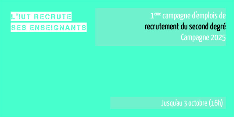 1ère campagne d’emplois de recrutement des enseignants du second degré