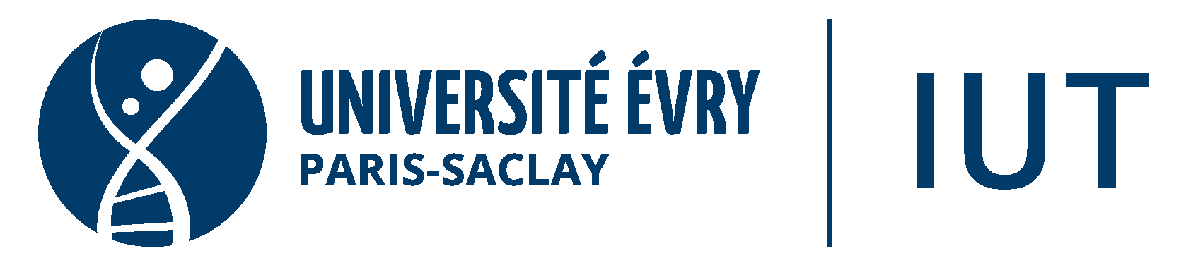 Logo de l'IUT d'Evry - Université Evry Paris-Saclay